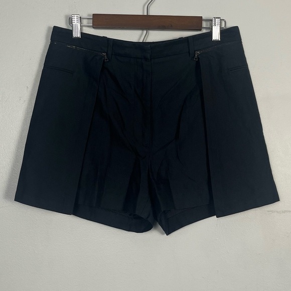 3.1 Phillip Lim Black Shorts With Overlay Removable‎ Skirt Size 6 Shorts - Picture 2 of 8
